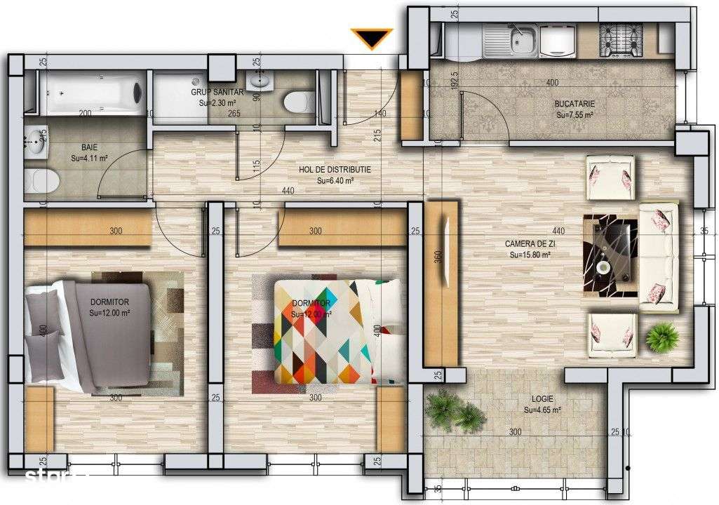 Apartament 3 camere decomandat - Militari Residence - Imagine principală: 3/4