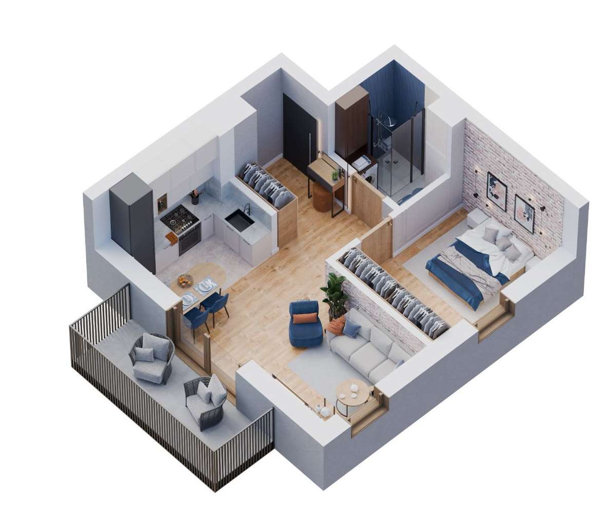 Krokowa, 2 pokoje, winda, Orlex Invest - Pełny obrazek: 5/5