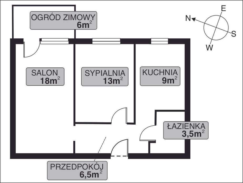 2 pok. i osobna kuchnia, loggia, zadbane-16