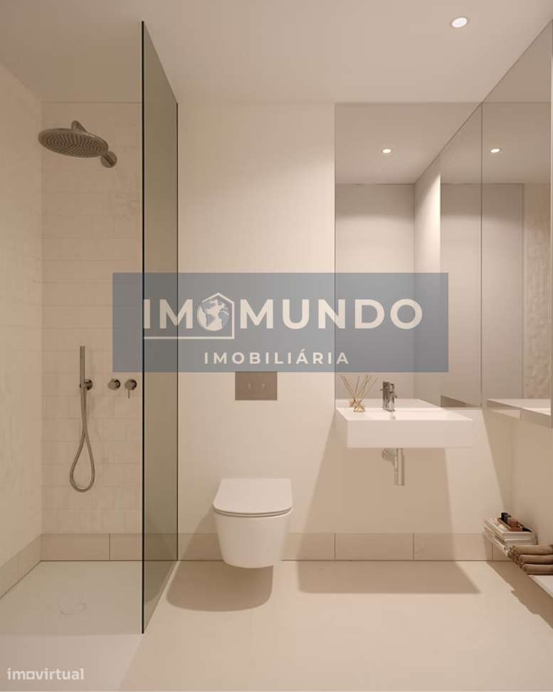 Exclusivo T2 de Último Piso com Terraço e Varanda - Condomínio Fechado-4