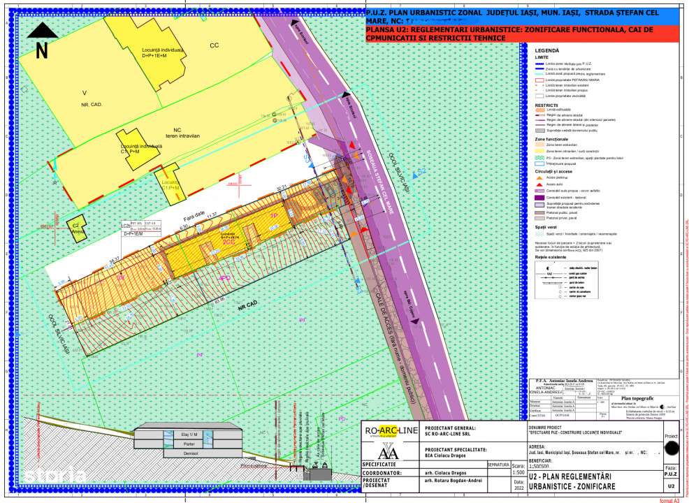 Copou - Teren intravilan 1853 mp PUZ in lucru 3 locuinte - Imagine principală: 3/3