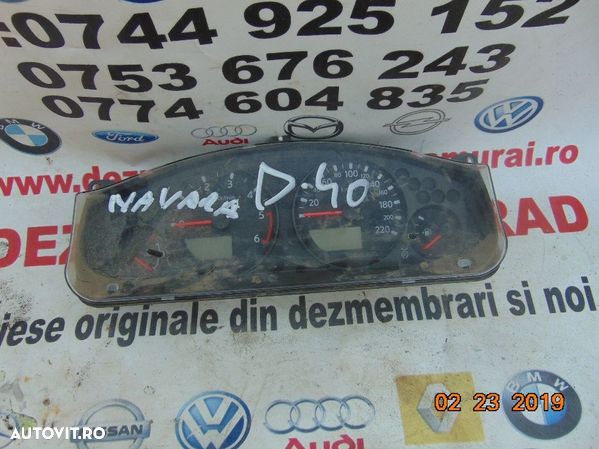 Ceasuri bord Nissan Navara 2005-2011 Pathfinder dezmembrez Navara 2.5 - 1