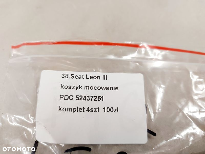 SEAT LEON III KOSZYK MOCOWANIE PDC 52437251 KOMPLET 4 SZT - 5