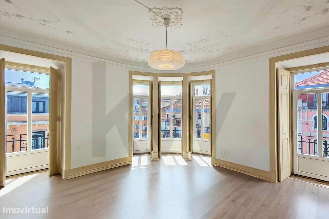 Apartamento de Charme T6 no Último Piso em Arroios – Próximo ao IST - Grande imagem: 1/20