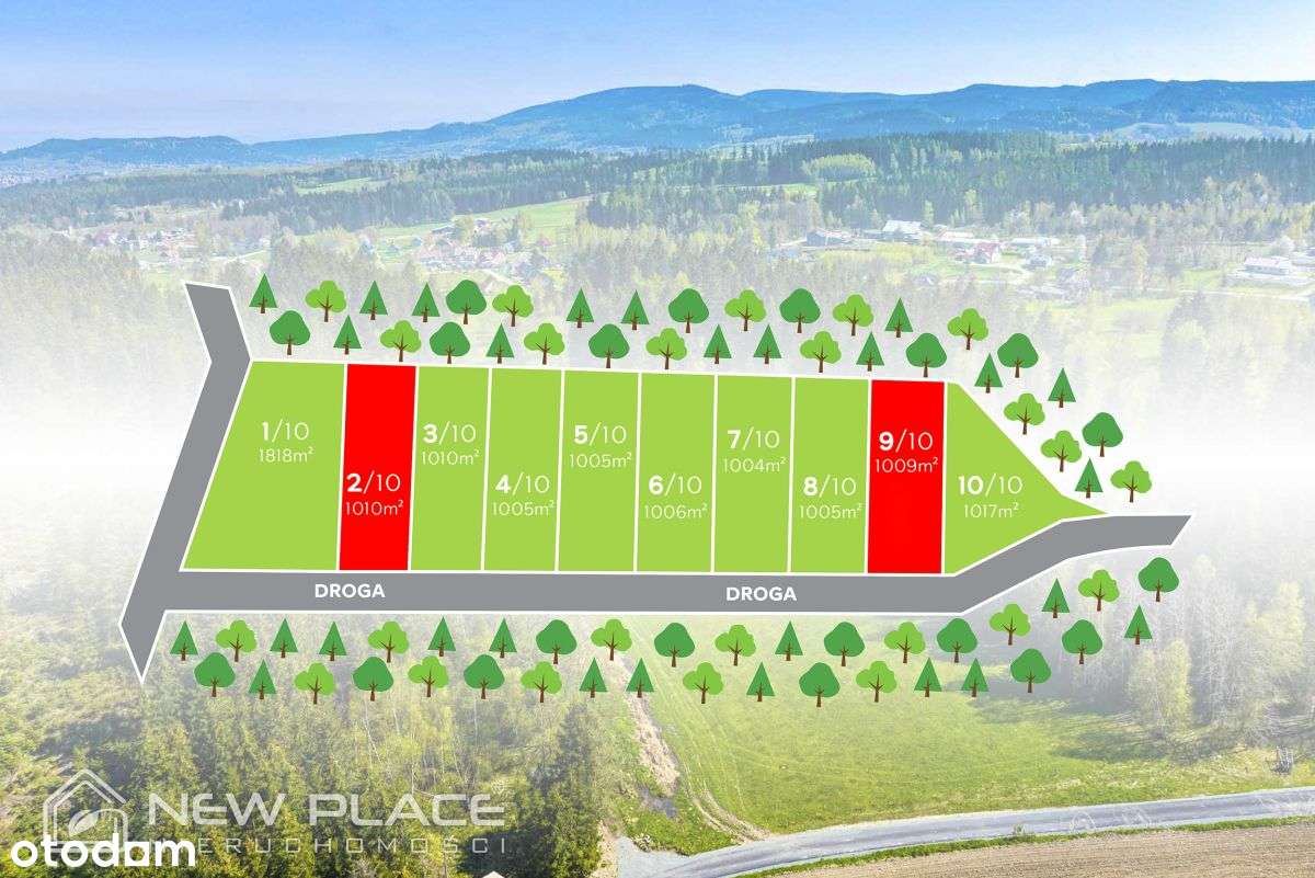 Obniżka! Z Mpzp, widok Gór Stołowych, Złotno - Pełny obrazek: 5/15