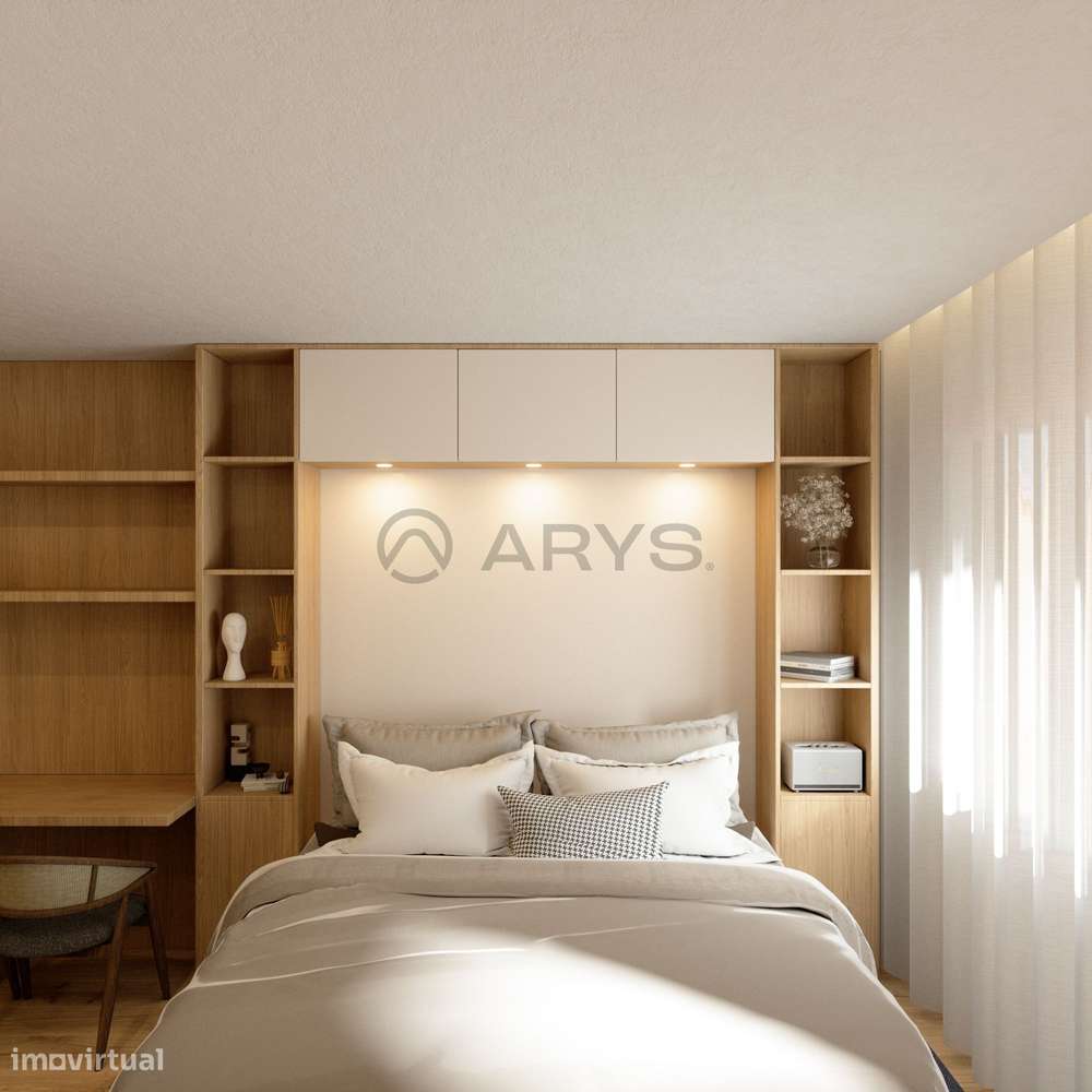 Apartamento T0 Remodelado com Terraço no Centro de Braga - Grande imagem: 2/8