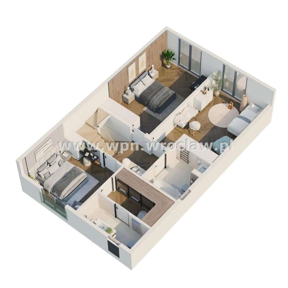 Nowy duży bliźniak 150m, garaż, ogród, Smart Home-5