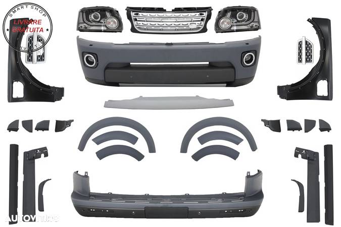 Kit complet de conversie Land Rover Discovery 3 in Discovery 4 Facelift- livrare gratuita - 1