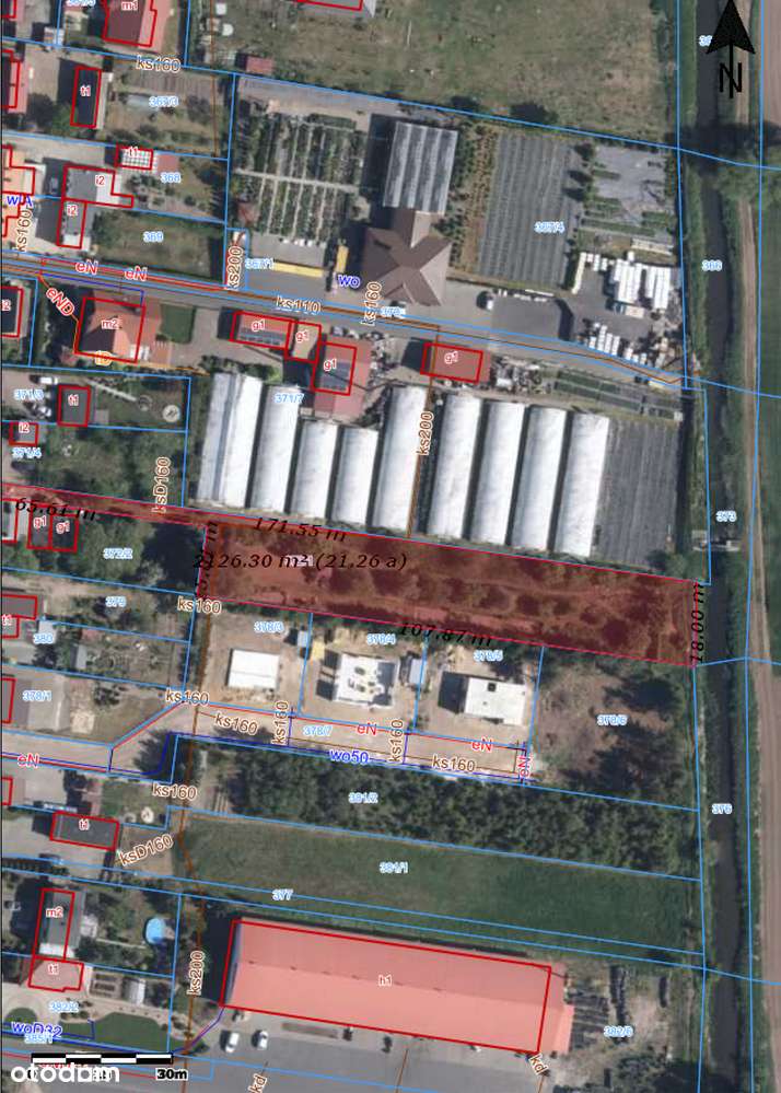 Obszerna działka budowlana blisko Kani-2