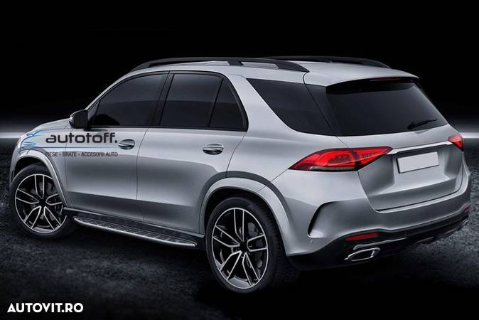 Praguri aluminiu Mercedes Benz GLE W167 (2019+) trepte laterale - 7