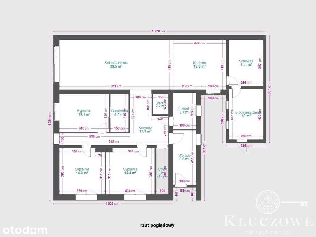 Parterowy dom w centrum miasta. Ul. Malinowa-17