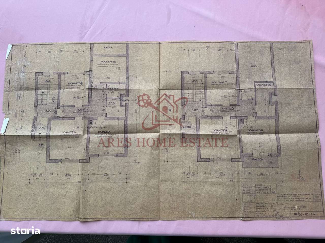 Investiție cu potențial: 2 apartamente + mansardă – Comison 0-14