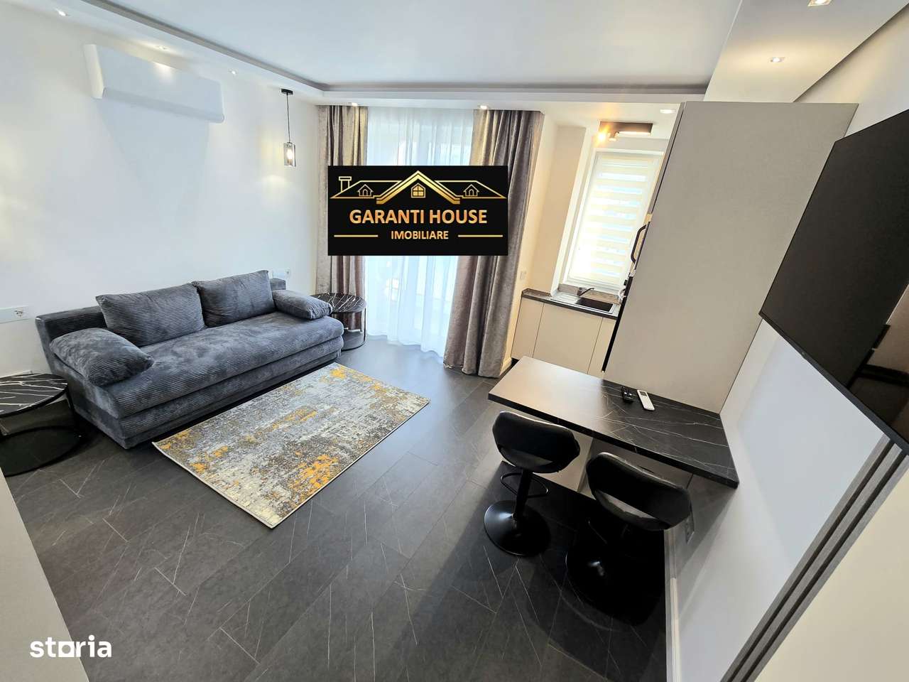 Bloc nou, apartament cu o camera, mobilat, parcare interioara, 330€ - Imagine principală: 4/7