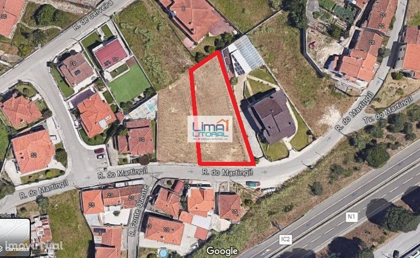 Lote de terreno para construção de moradia individual - 847 m2