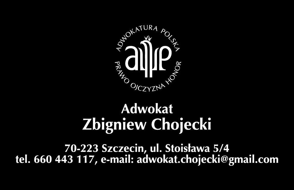 Logo: Kancelaria Adwokacka - adwokat Zbigniew Chojecki