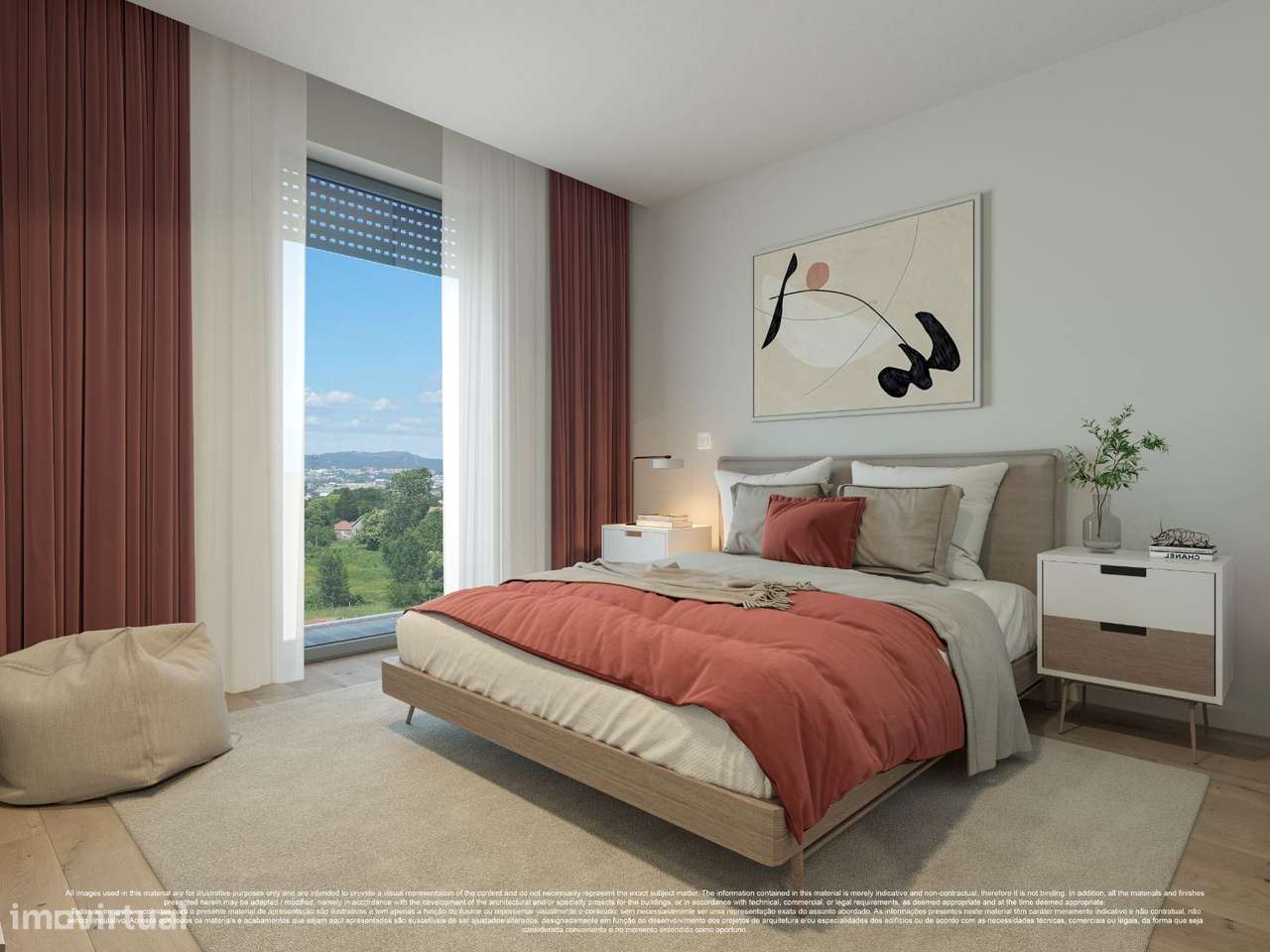 Apartamento T2 no Empreendimento Park View II – Vila Nova de Gaia - Grande imagem: 4/8