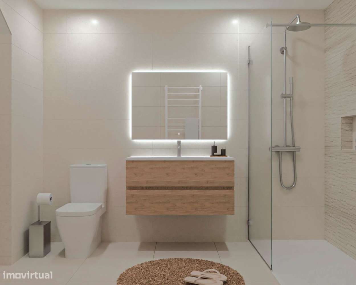 APARTAMENTO T2 Duplex  com terraço, como novo, Situado no Bairro No...-11