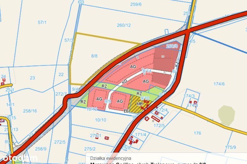 Działka Ag Trojanowo - Murowana Goślina