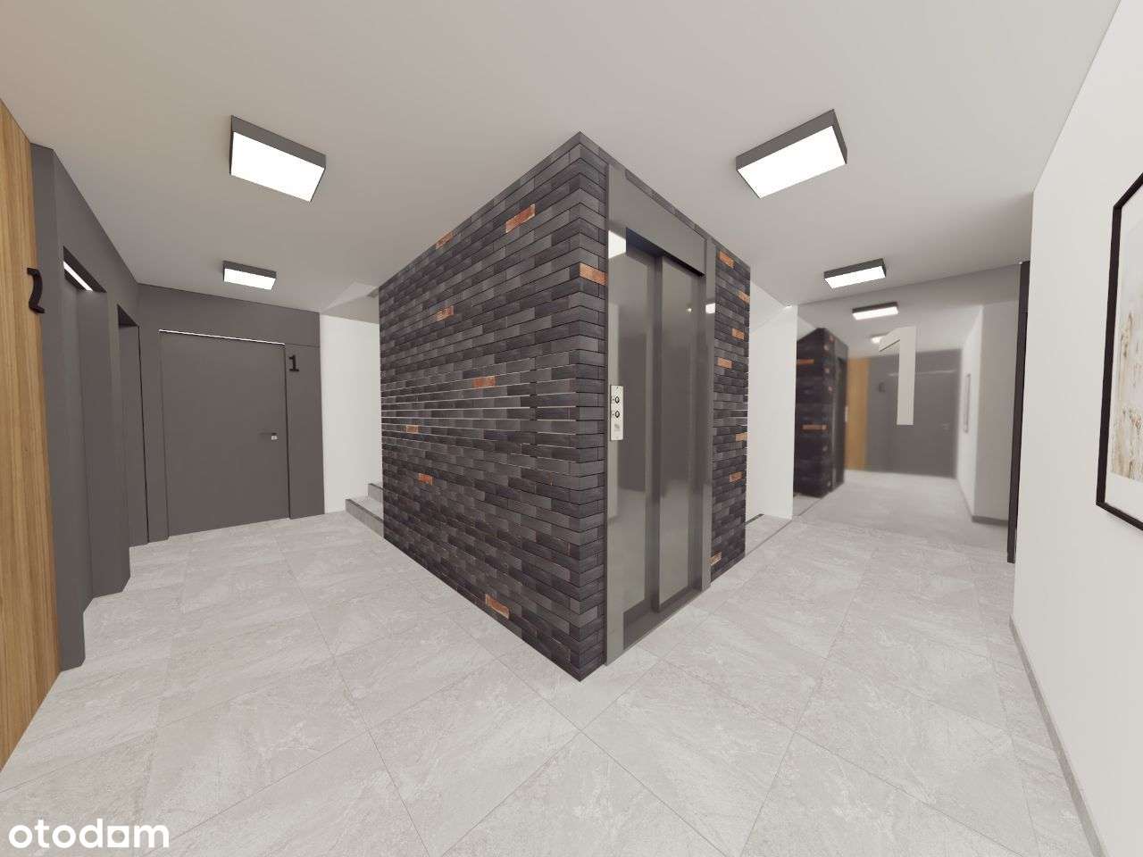 Szczytowe, narożne mieszkanie w nowej inwestycji - 2 pokoje 44,57m² - Pełny obrazek: 4/7