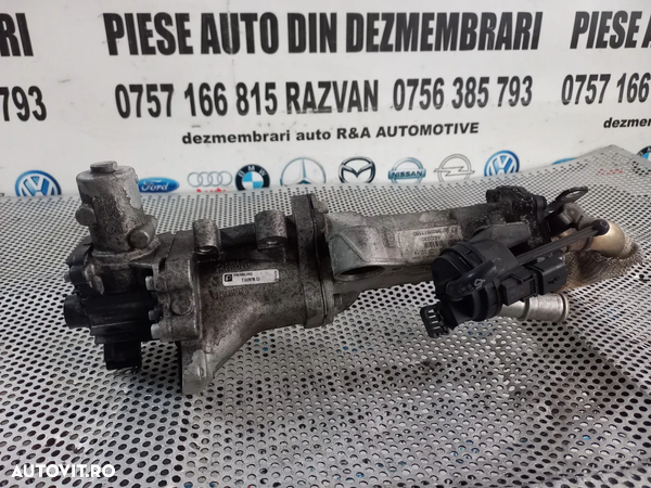 Supapa Valva Egr Racitor Gaze Egr Land Rover Range Rover Evoque Freelander Jaguar Citroen Peugeot 2.2 Diesel Motor 224DT Cod 9809671180 - Dezmembrari Arad - 6