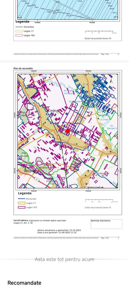 Teren intravilan Vidra Ilfov - Imagine principală: 2/7