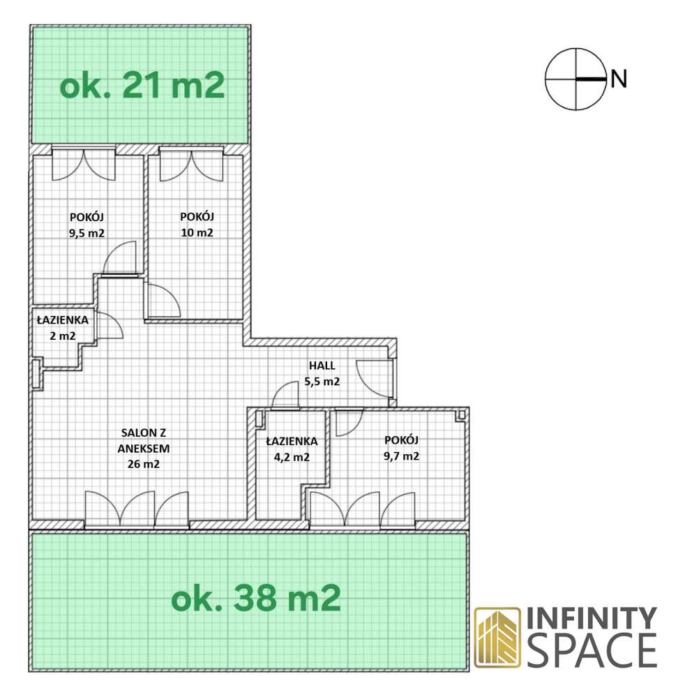 4 pokoje i 2 ogrody| Obok Parku | Garaż i komórka-17
