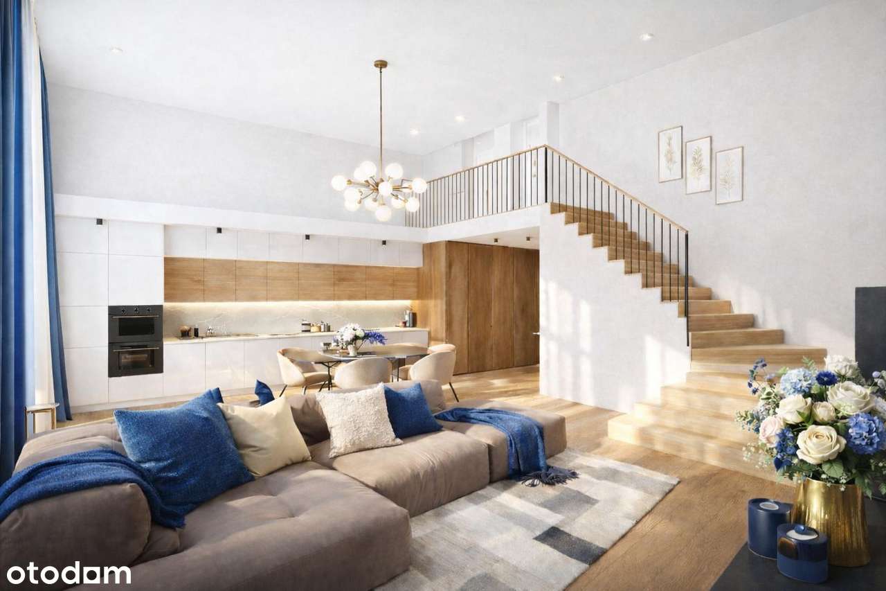 Nowe, energooszczędne  3-pokojowe mieszkanie z antresolą ul. Szwedzka-5