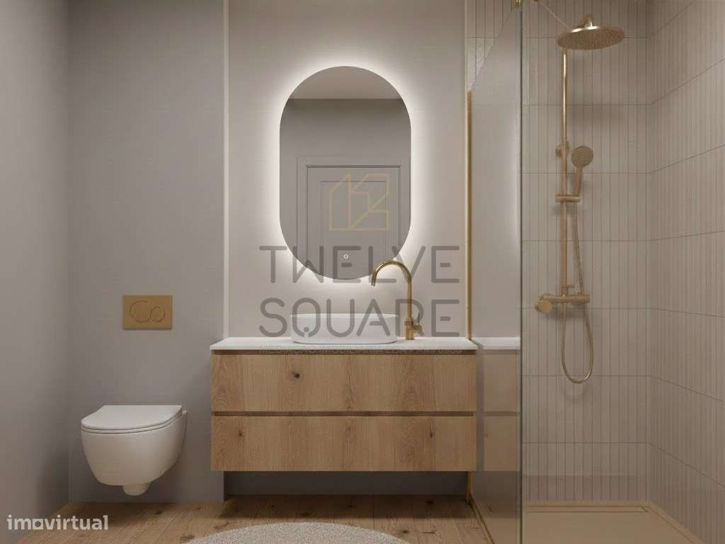 Apartamento T1 Novo, em Condomínio Fechado nos Pousos, Leiria - Grande imagem: 3/9