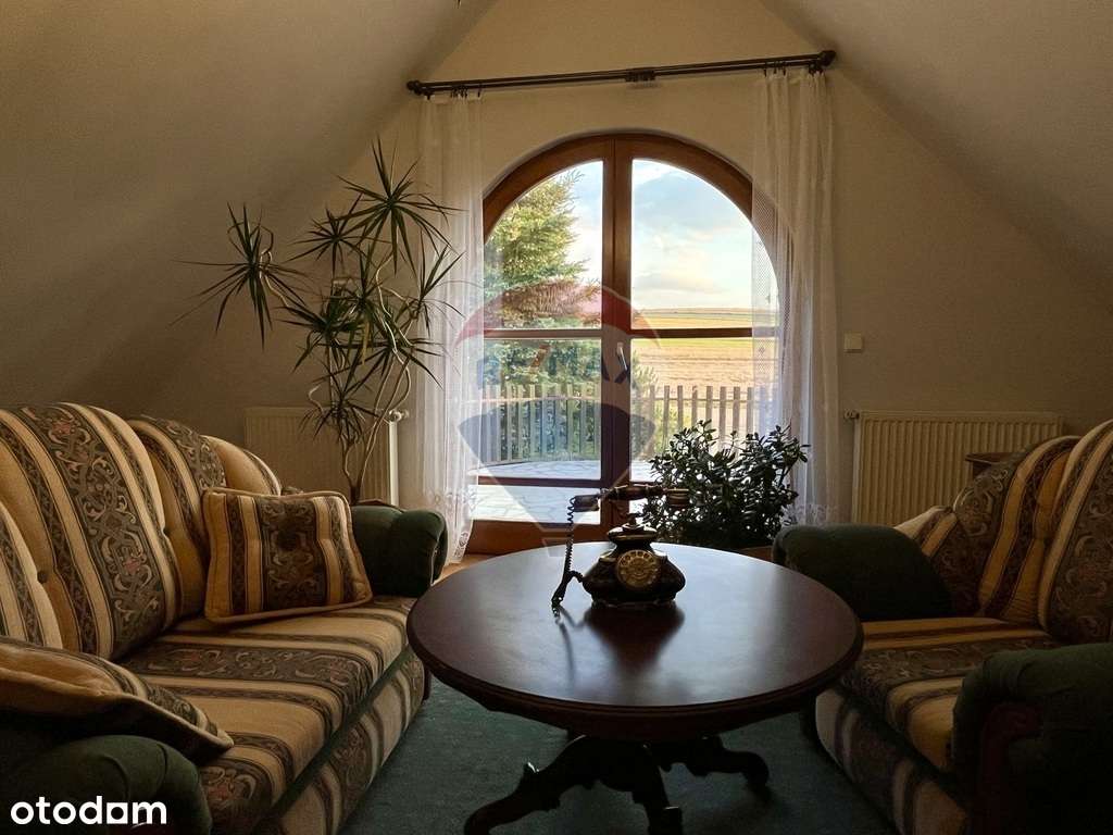 Klimatyczny dworek z basenem i kortem tenisowym-11