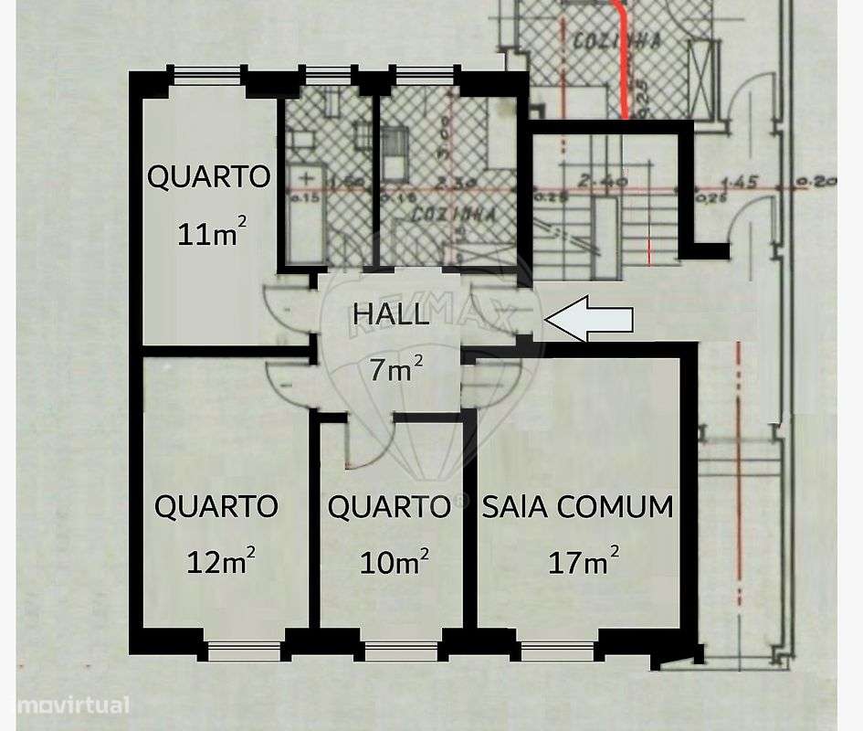 Apartamento T3 para venda - Grande imagem: 2/3