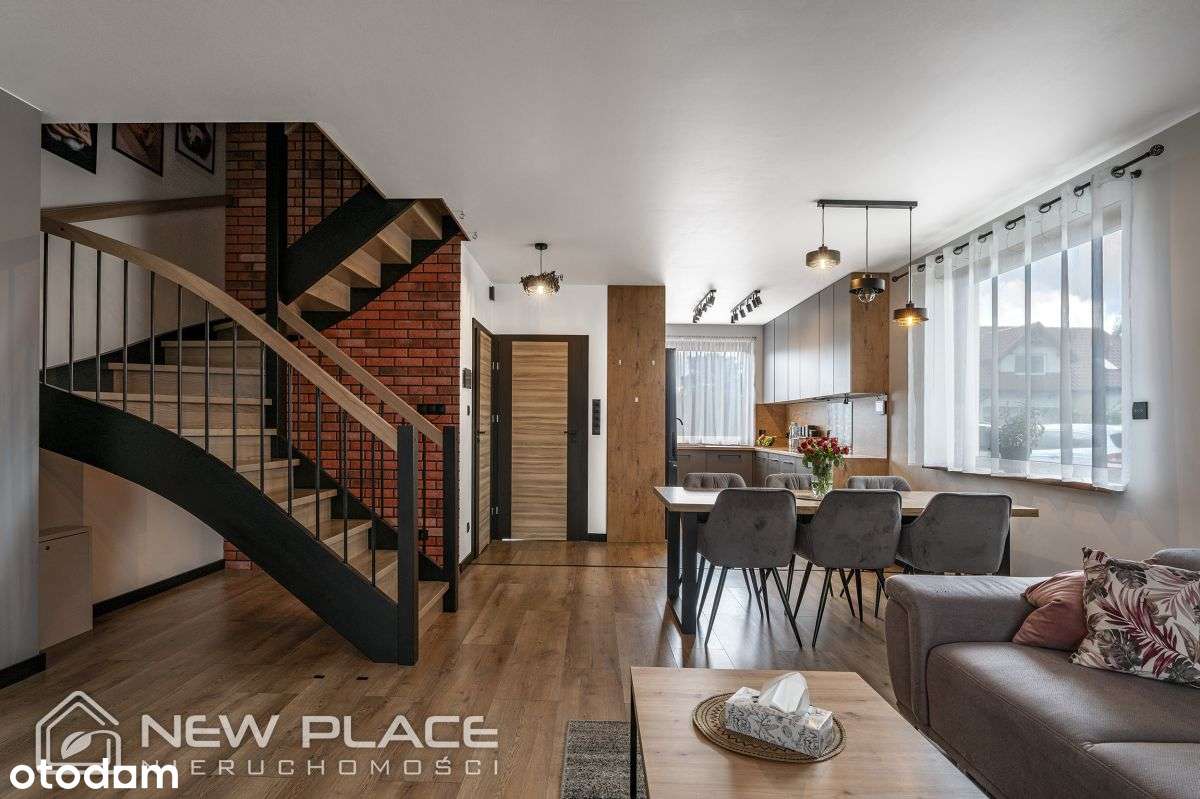 Komfortowy bliźniak w Wilkszynie z pompą ciepła - Pełny obrazek: 4/20