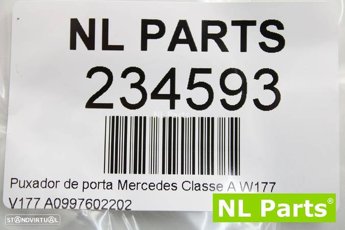 Puxador de porta Mercedes Classe A W177 V177 A0997602202 - 9