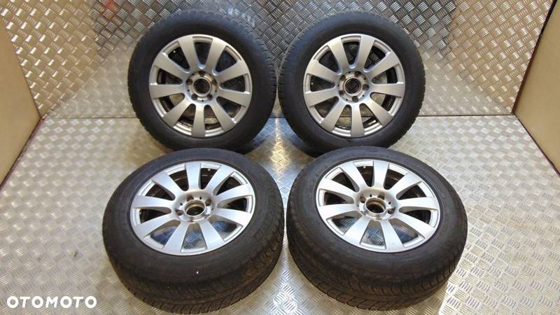 FELGI OPONY ZIMOWE 225/55 R16 Mercedes w212 7.5x16h2 5x112 ET 45,5 - 1