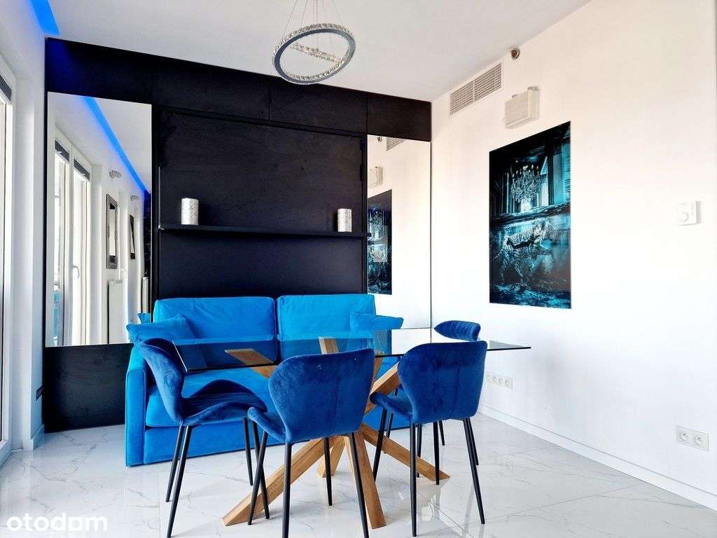 Apartament z widokiem na Warszawskie wieżowce-6