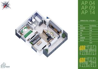 2 camere -Titan-Pallady-incalzire prin pardoseala