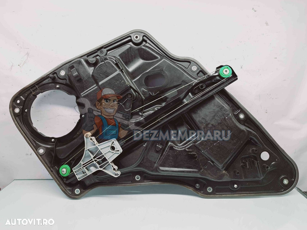 Macara electrica geam stanga spate Volkswagen Tiguan (5N) [Fabr 2007-2016] 5N0839729R - 4