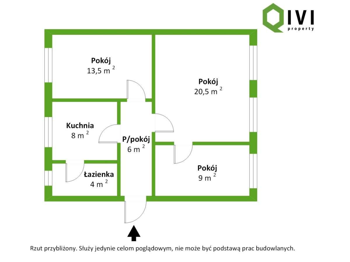 Mieszkanie 3-pokojowe na parterze – Oleśnica-1
