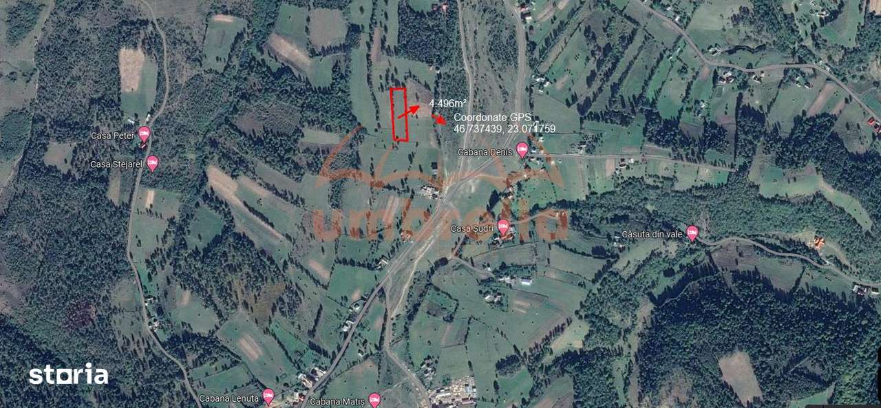 Teren de vanzare intravilan Calatele, jud. Cluj 4.496m² - Imagine principală: 2/3