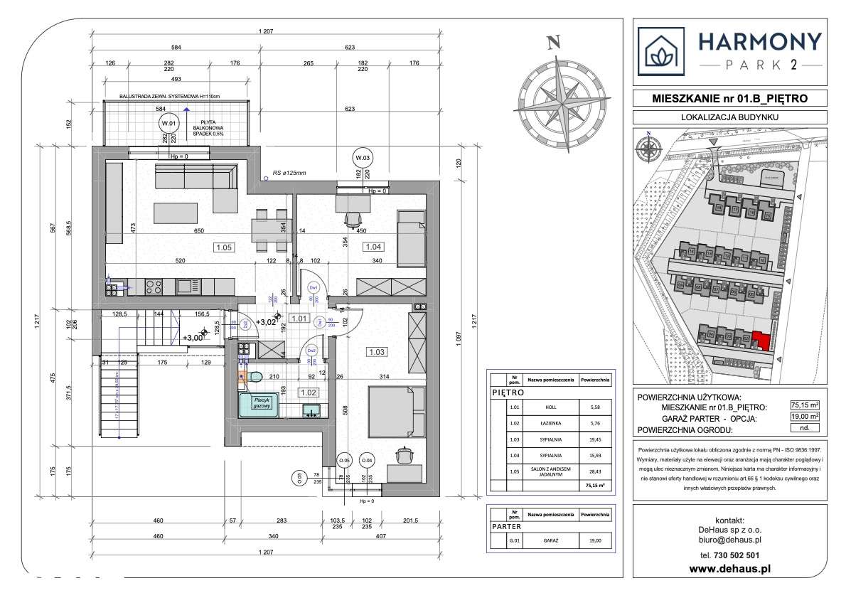 ❇️3 POKOJE ❇️ Z TARASEM ‼️Ogrzewanie Podłogowe‼️-4