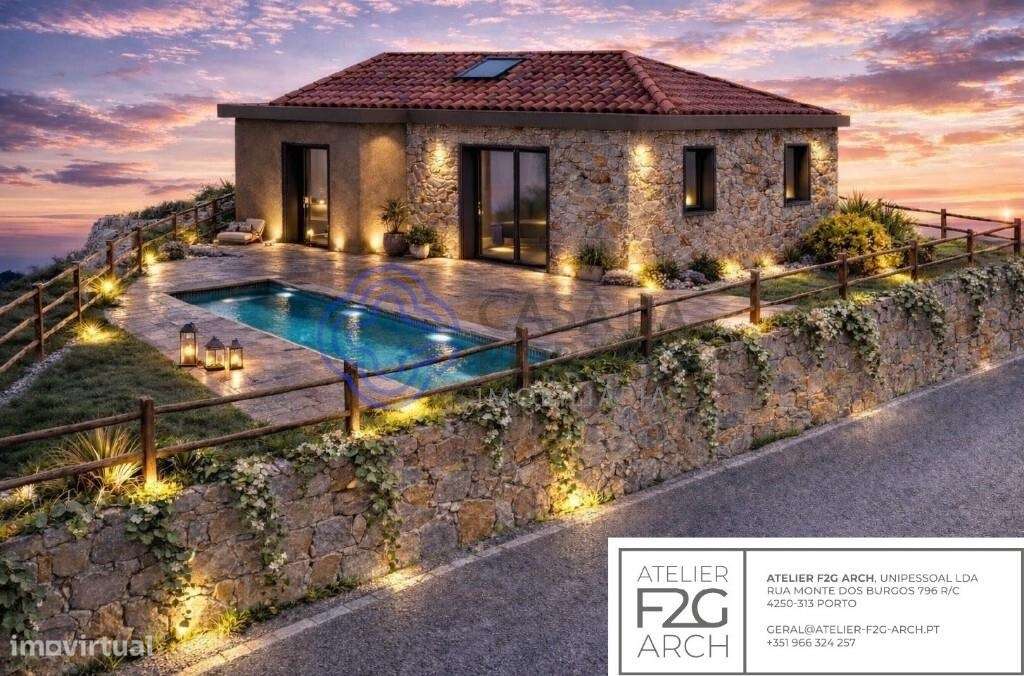 MORADIA UNIFAMILIAR T2 DE RÉS DO CHÃO E CAVE, COM ACESSO DE CARRO, EM - Grande imagem: 4/24