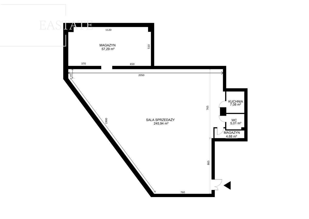 lokal komercyjny pod działalność gospodarczą - Pełny obrazek: 1/5