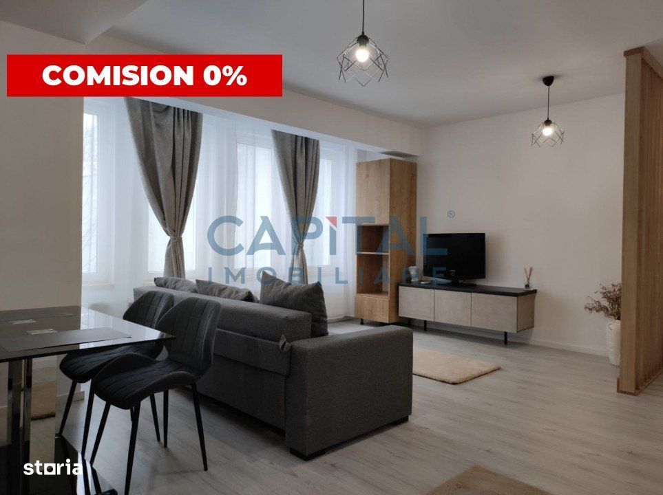 Comision 0 % 1 camera-studio de lux, zona linistita, Calea Turzii, Eur