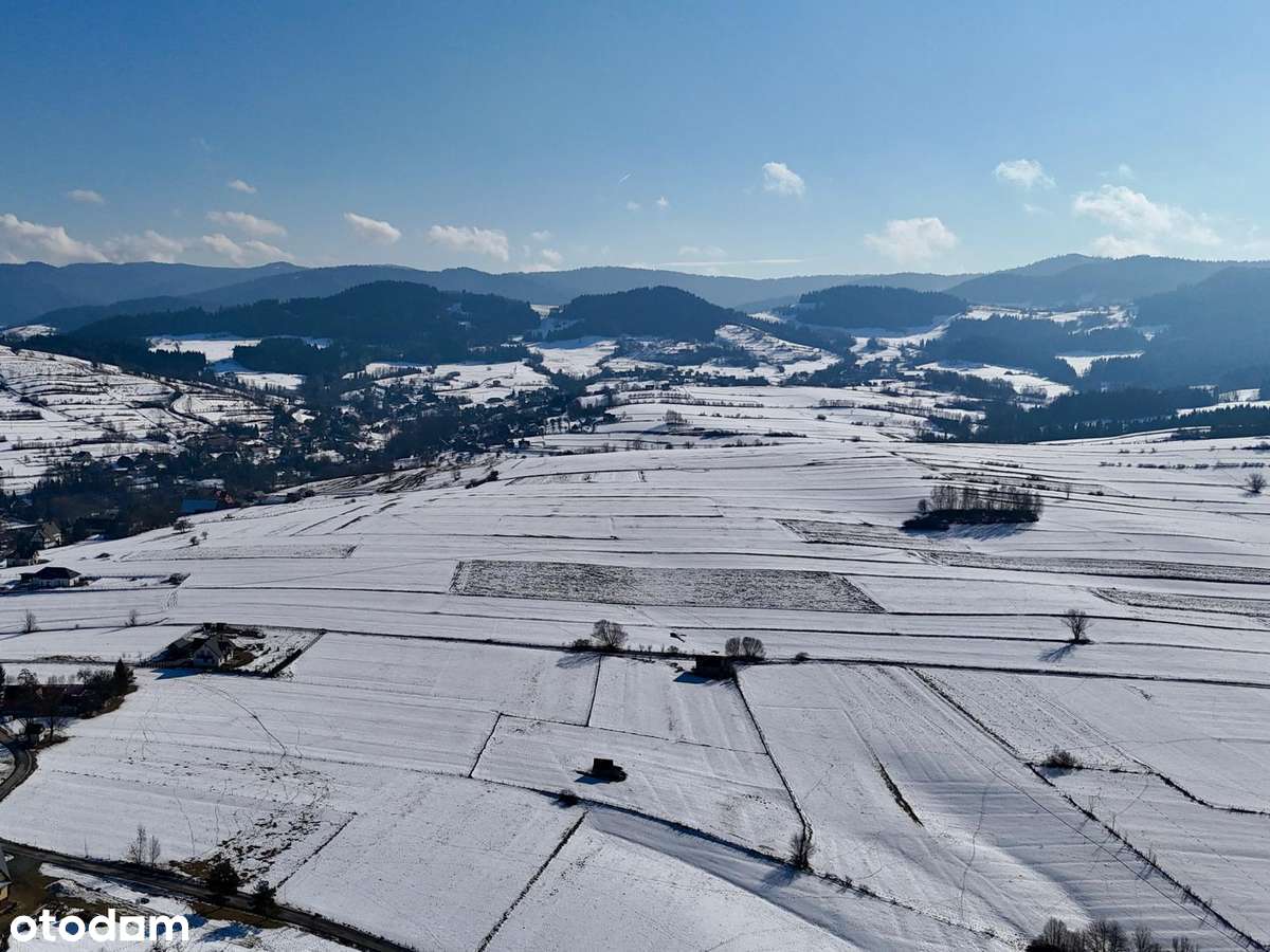 Duża działka budowlana w  SERCU BESKIDÓW-OLSZÓWKA, gmina Mszana Dolna-3