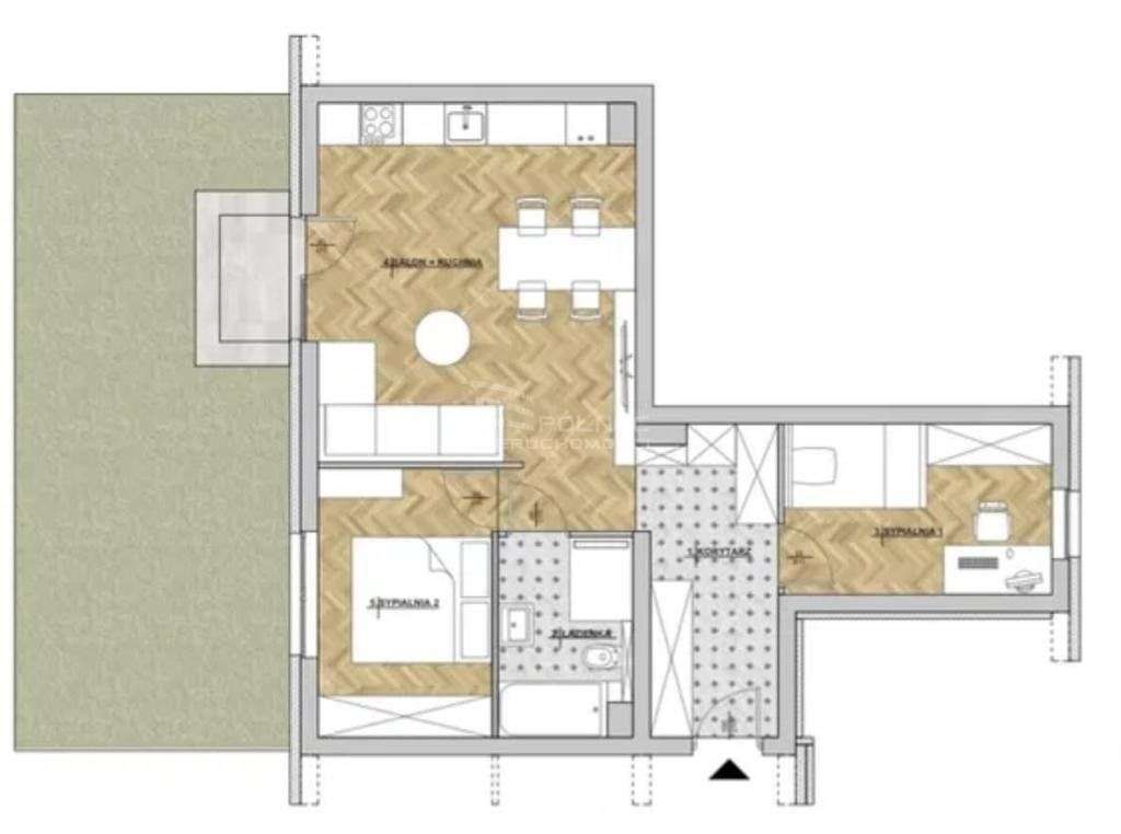 3 Pokoje, Z Ogródkiem ul. Tulipanowa 2 . Choroszcz - Pełny obrazek: 4/20