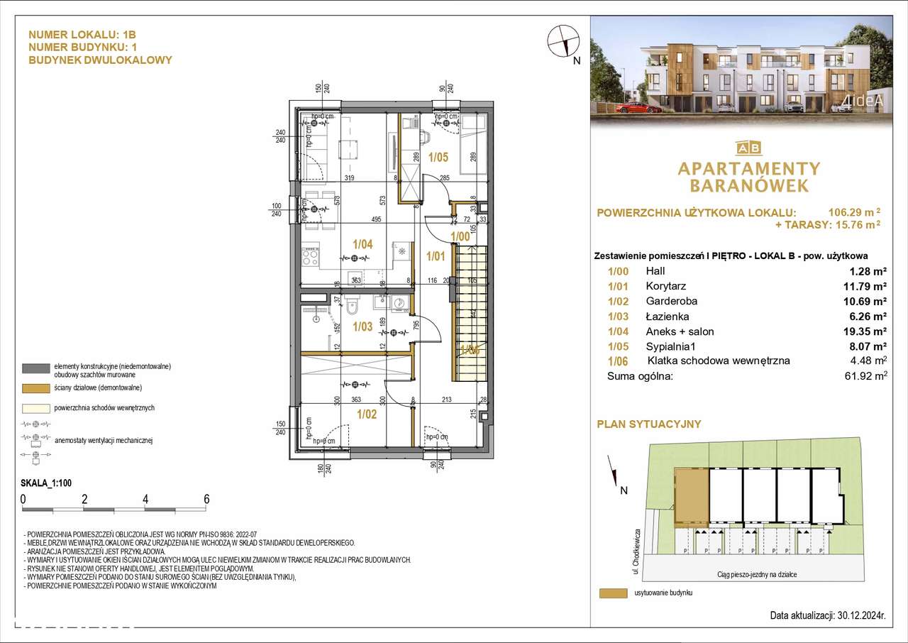 Baranówek 5 pokoi, 2 tarasy, z miejscem postojowym i komórką lok.-9