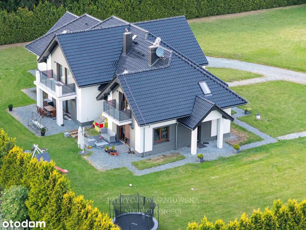 Nowoczesny dom dwurodzinny 420m²| garaż pompa, BEAM| A4, Jagodno 15min-0