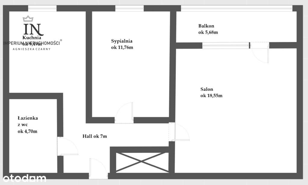 ***Kryształowa, 2 pokoje, do wejścia***-19