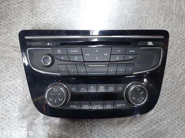 Peugeot 508 I Panel klimatyzacji nawiewu Panel radia 96656644XZ - 1