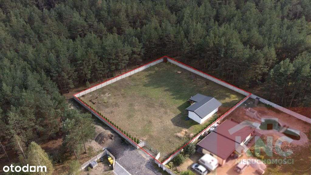 Piękna działka – 1600 m², otoczona lasem - Pełny obrazek: 4/8