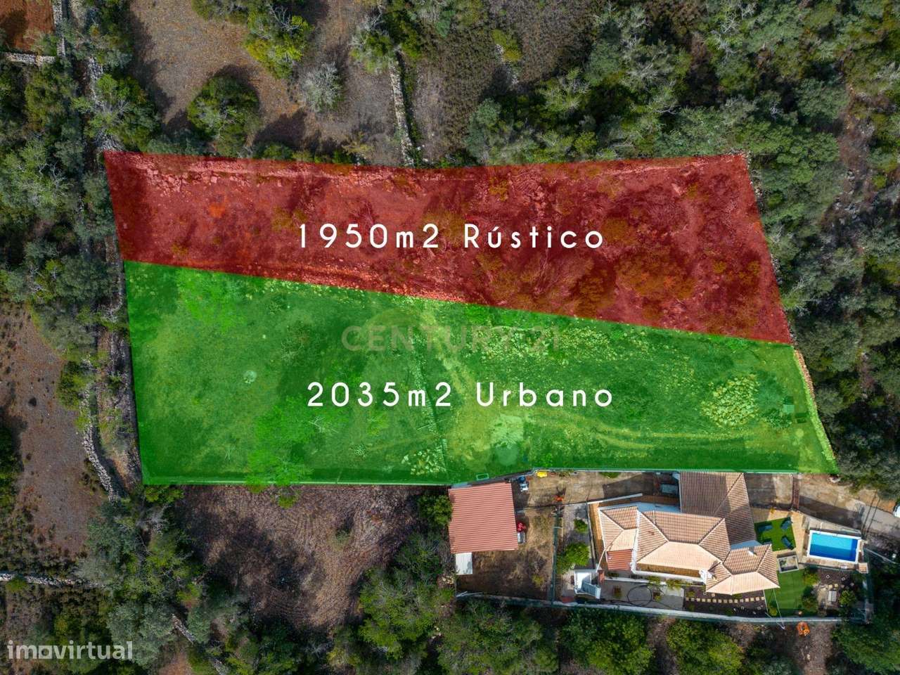 Terreno Misto com 2035m2 de área Urbana e 1950m2 área Rústica - Loulé - Grande imagem: 3/18